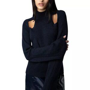 Zadig & Voltaire Micky Cutout Turtleneck Sweater NWT